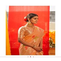 SHANGRILA ORGENZA WEAVES VOL 5 SOFT RICH PALLU SAREES WHOLESALE