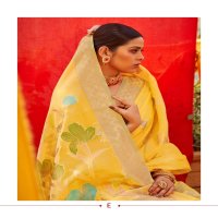 SHANGRILA ORGENZA WEAVES VOL 5 SOFT RICH PALLU SAREES WHOLESALE