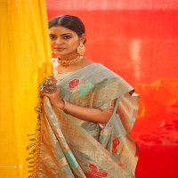 SHANGRILA ORGENZA WEAVES VOL 5 SOFT RICH PALLU SAREES WHOLESALE