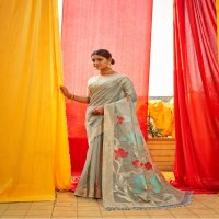 SHANGRILA ORGENZA WEAVES VOL 5 SOFT RICH PALLU SAREES WHOLESALE