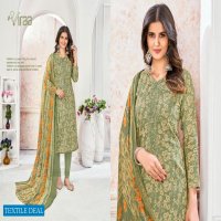 Viraa Titis Wholesale Jaam Printed With Embroidered Dress Material
