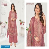 Viraa Titis Wholesale Jaam Printed With Embroidered Dress Material