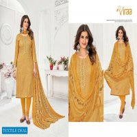 Viraa Titis Wholesale Jaam Printed With Embroidered Dress Material