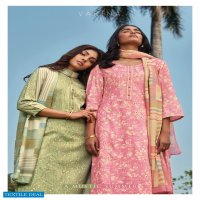 Varina A Mustic Summer Wholesale Alfi Satin Digital Hand Work Salwar Suits