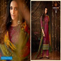 Suryajyoti Shezan Vol-1 Wholesale Jaam Satin Work Dress Material