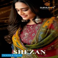 Suryajyoti Shezan Vol-1 Wholesale Jaam Satin Work Dress Material