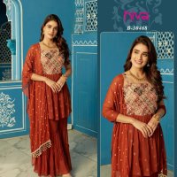 Hiva Set To Set Designer Three Piece Readymade Eid Collection