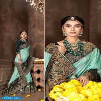 Heer Creation D.no 7708 Series Wholesale Silk Based Indian Sarees