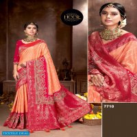 Heer Creation D.no 7708 Series Wholesale Silk Based Indian Sarees