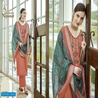 Alok Niyamat Wholesale Pure Zam Soild With Embroidery Salwar Kameez