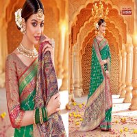 SANGAM PRINTS TARAMANI DESIGNER BANARASI SILK SARIS WHOLESALER