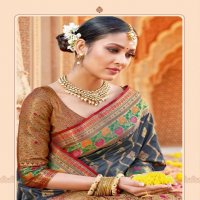 SANGAM PRINTS TARAMANI DESIGNER BANARASI SILK SARIS WHOLESALER