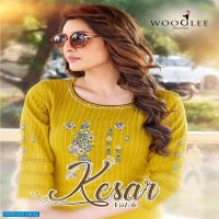WOOGLEE KESAR VOL 6 KURTI WITH PANT SET