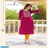 WOOGLEE KESAR VOL 6 KURTI WITH PANT SET