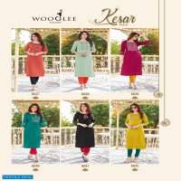 WOOGLEE KESAR VOL 6 KURTI WITH PANT SET