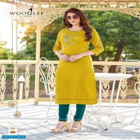 WOOGLEE KESAR VOL 6 KURTI WITH PANT SET