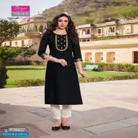 Diya Casual Diaries Vol-3 Wholesale Reyon Long Kurtis