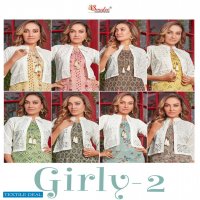 SMYLEE GIRLY VOL 2 RAYON FANCY KURTI WITH COTTON JACKET COLLECTION