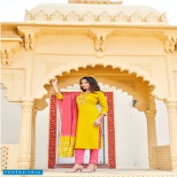Krisha Export kalavati Wholesale Full Stitched 3 Piece Salwar Kameez