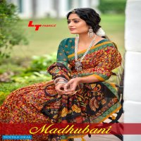 LT FASHIONS MADHUBANI PURE CHANDERI DIGITAL PRINT SAREES