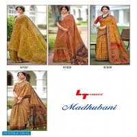 LT FASHIONS MADHUBANI PURE CHANDERI DIGITAL PRINT SAREES