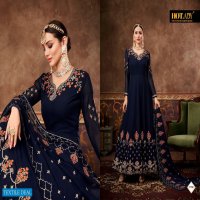 NASHEEN VOL 2 NY HOTLADY GEORGETTE ANARKALI LONG SUIT COLLECTION