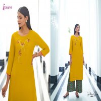 PSYNA PALAZZO HOUSE VOL 13 CLASSY ELEGANT RAYON LONG KURTI WITH PLAZZO SUPPLIER
