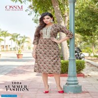 OSSM Summer Fashion Wholesale Long Kurti Catalogs