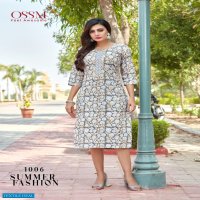 OSSM Summer Fashion Wholesale Long Kurti Catalogs