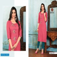 Baanvi Simran Vol-1 Wholesale Reyon Long Kurtis