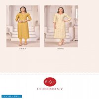 LT Nitya Ceremony Wholesale Long Chanderi Long Kurtis