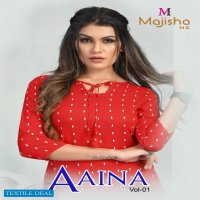 AAINA VOL 1 BY MAJISHA NX RAYON LADIES NIGHT SUIT COLLECTION