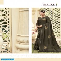 PAEONIA BY VALLABHI BLACK RANGOLI PRINTED FANCY SAREES