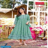 Wanna Inaya Wholesale Flare Anarkali Long Kurtis