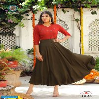 Aradhna Fashion Fabulous Vol-4 Wholesale Anarkali Long Kurtis