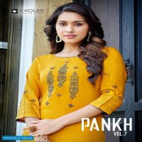Kadlee Pankh Vol-7 Wholesale Kurti With Pant Collection