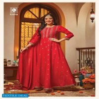 Kiana Rooh Wholesale Designer Anarkali Kurti With Dupattas