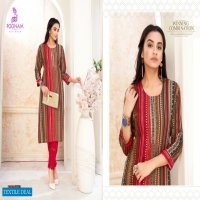 ALBELI BY POONAM RAYON KURTI WITH COTTON PANT