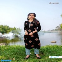BREEZY BY MAYREE INDIA RAYON READYMADE KURTI WITH COTTON BOTTOM