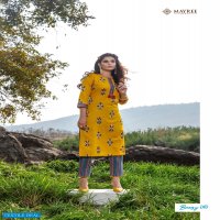 BREEZY BY MAYREE INDIA RAYON READYMADE KURTI WITH COTTON BOTTOM