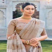 VAIRAGI BY LT FASHION LINEN SILK DESIGNER SAREES