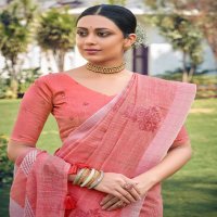 VAIRAGI BY LT FASHION LINEN SILK DESIGNER SAREES