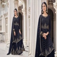 SRIYA BY ZUBEDA GEORGETTE WORK PLAZZO STYLE FANCY SUITS