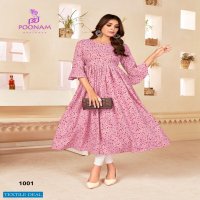 POONAM CRUSH PRINT FANCY GOWN SUPPLIER