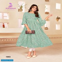 POONAM CRUSH PRINT FANCY GOWN SUPPLIER
