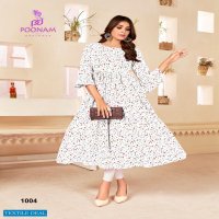 POONAM CRUSH PRINT FANCY GOWN SUPPLIER