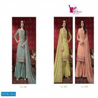 Varni Zeeya Erina Wholesale Plazzo Bottom Festive Suits