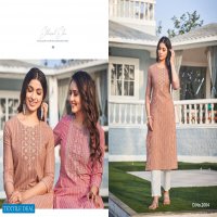 Snapstyle Sunshine Wholesale Long Straight Kurtis With Work
