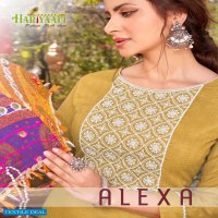 Hariyaali Alexa Wholesale Viscose Silk With Sequence Work Kurtis