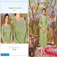 Hariyaali Alexa Wholesale Viscose Silk With Sequence Work Kurtis